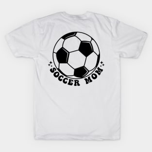 In My Soccer Mom Era Retro Groovy Soccer Mama Sports Parent T-Shirt